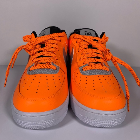 ❌SOLD❌ Nike Air Force 1s 3m total orange - Picture 2 of 14